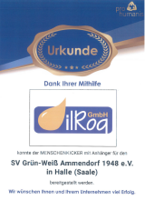 Urkunde Pro Humanis
